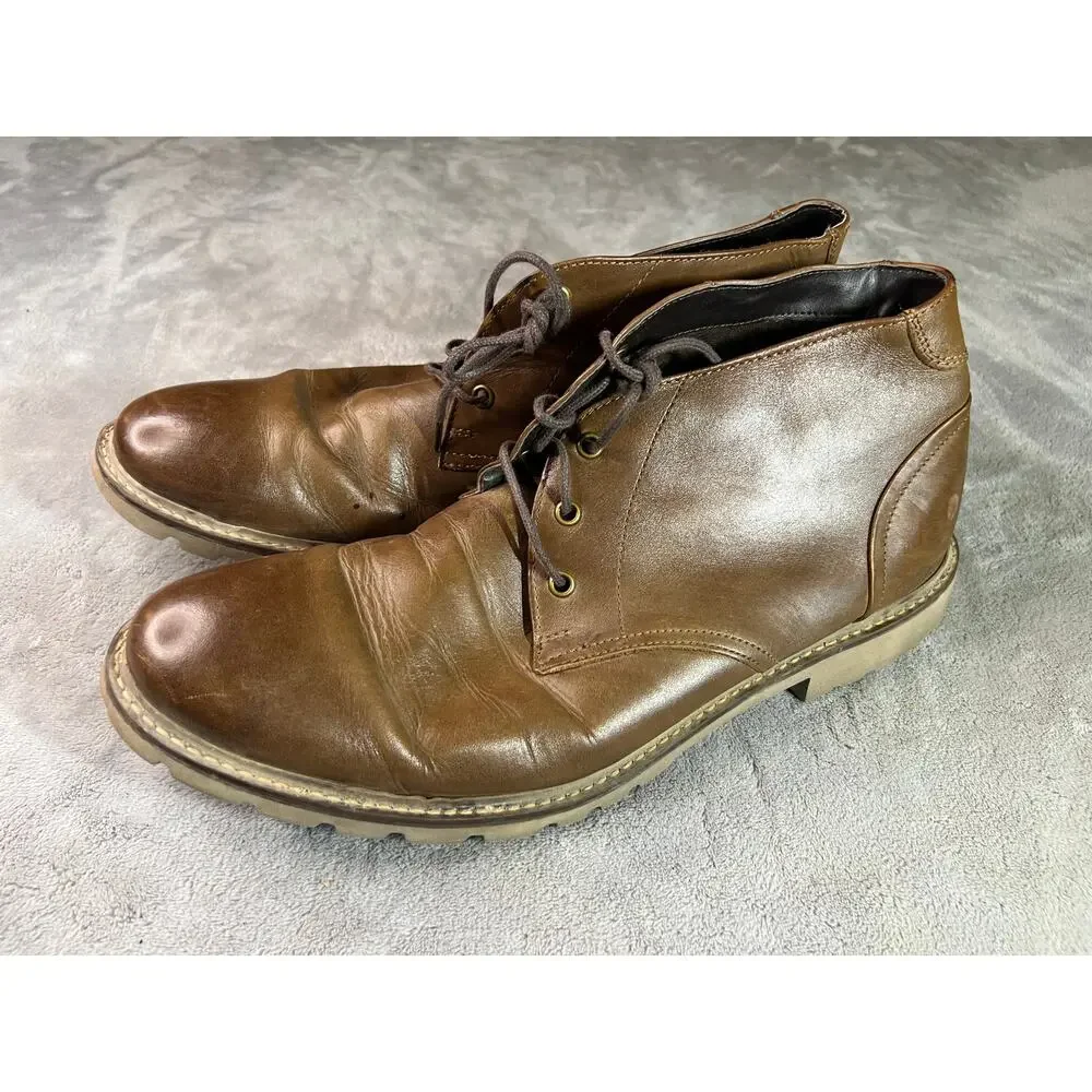 Rockport brown Sharp & Ready Chukka boots mens 11.5